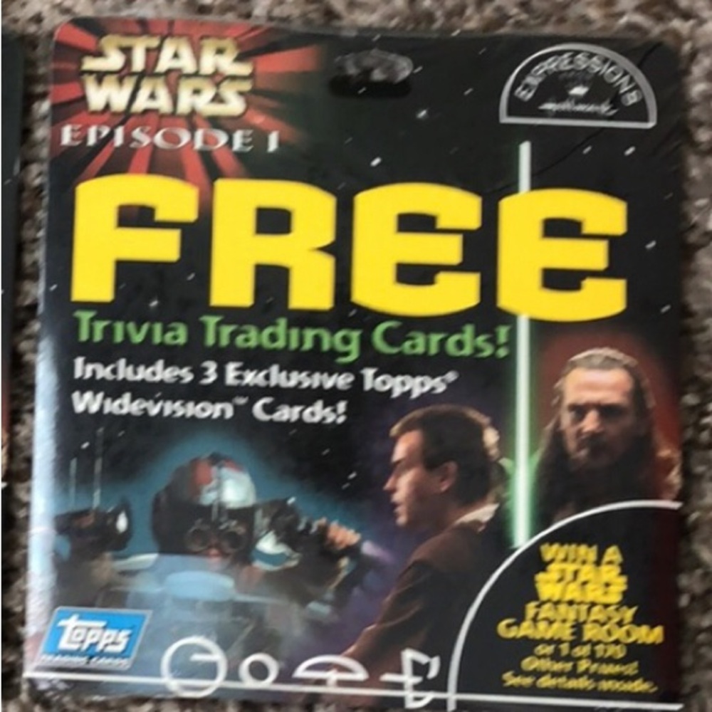 Star Wars E1 Topps Trading Cards / Hallmark Expressions / 1999 \ BNWT